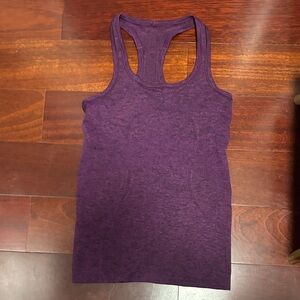 Lululemon swift tech dark purple Women's Tank Top size 4